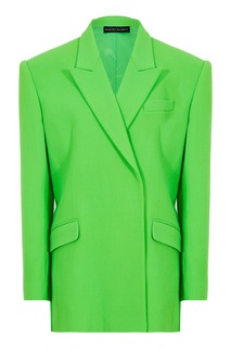 Неоновый шерстяной жакет David Koma