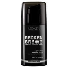 BREWS WORK HARD Паста моделирующая мужская сильной фиксации Redken