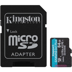 Карта памяти Kingston Canvas Go Plus 64GB (SDCG3/64GB)