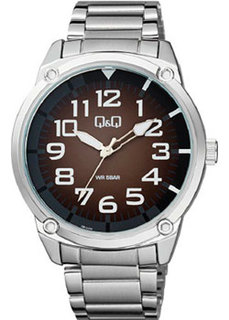 Японские наручные мужские часы Q&Q QB10J205. Коллекция Кварцевые