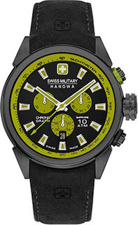 Швейцарские наручные мужские часы Swiss military hanowa 06-4322.13.007. Коллекция Platoon Chrono