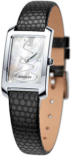 fashion наручные женские часы Sokolov 156.30.00.000.04.01.2. Коллекция Flirt