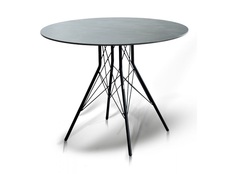 Стол интерьерный «конте» (outdoor) серый 75 см.
