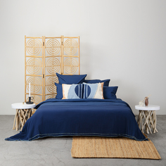 Комплект постельного белья essential-blue (tkano) синий 200x220 см.