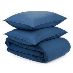 Комплект постельного белья essential-blue (tkano) синий 150x200 см.