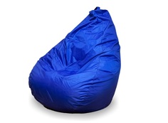 Кресло-мешок «груша» xxl (пуффбери) синий 135x100x90 см.