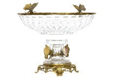 Чаша для фруктов (glasar) прозрачный 36.0x33.0x42.0 см. ГЛАСАР