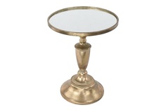 Столик кофейный (glasar) золотой 42x52x42 см. ГЛАСАР