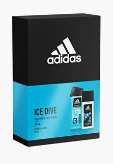 Набор для ванны и душа adidas Подарочный Ice dive днс + гель
