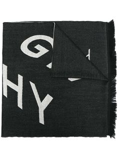 Givenchy шарф с жаккардовым логотипом