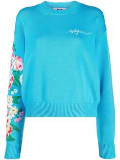 MSGM джемпер с цветочным узором