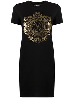 Versace Jeans Couture платье-футболка с логотипом