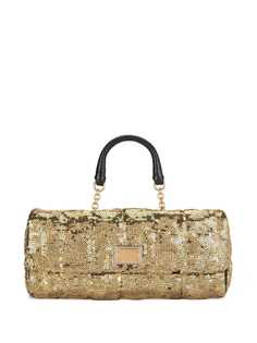 Dolce & Gabbana Pre-Owned прямоугольная сумка-тоут с пайетками