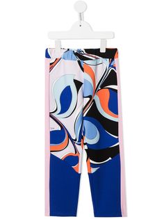 Emilio Pucci Junior легинсы с принтом Quirimbas