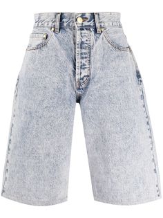 Han Kjøbenhavn джинсовые шорты из вареного денима