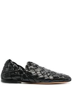 Bottega Veneta туфли The Slipper с плетением Intrecciato