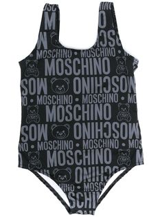 Moschino Kids купальник с принтом