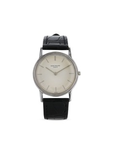 Patek Philippe наручные часы Calatrava Clous De Paris pre-owned 32 мм 1967-го года