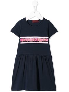 Aigner Kids платье-футболка с полосками