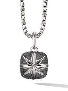 David Yurman колье North Star с подвеской из серебра