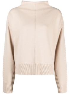 Helmut Lang свитер с вырезом-лодочкой