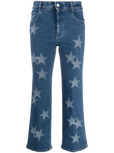 Stella McCartney прямые джинсы с принтом