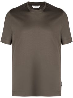 Z Zegna узкая футболка с круглым вырезом