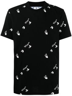 Off-White футболка с логотипом