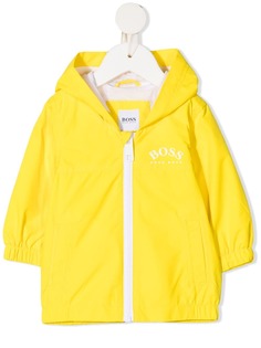 BOSS Kidswear куртка с капюшоном и логотипом