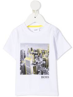 BOSS Kidswear футболка с графичным принтом