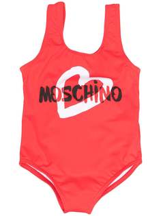 Moschino Kids купальник с логотипом