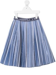 Karl Lagerfeld Kids юбка в полоску