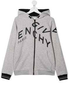 Givenchy Kids худи на молнии с логотипом