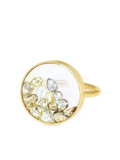 Moritz Glik кольцо из желтого золота с бриллиантами