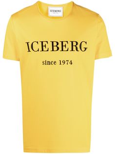 Iceberg футболка с вышитым логотипом