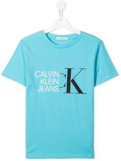 Calvin Klein Kids футболка с логотипом