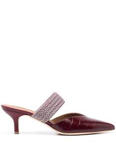 Malone Souliers мюли с тиснением под крокодила