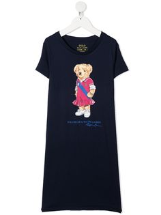 Ralph Lauren Kids платье-футболка с принтом