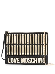 Love Moschino клатч с металлическим декором