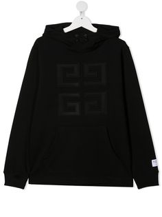 Givenchy Kids худи с вышитым логотипом Double G