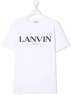 LANVIN Enfant футболка с логотипом