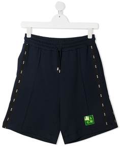 MSGM Kids шорты из джерси с логотипом