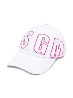 MSGM Kids шестипанельная кепка с логотипом