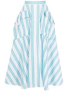 Rejina Pyo юбка миди в полоску