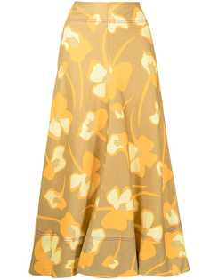 Lee Mathews юбка Wren с цветочным принтом