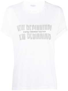 Brunello Cucinelli футболка с надписью