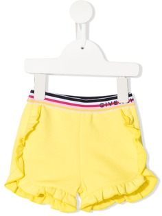 Givenchy Kids шорты с эластичным поясом и оборками