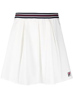 Fila юбка мини с полосками и складками