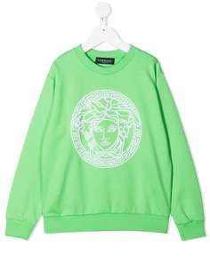 Versace Kids толстовка с логотипом Medusa