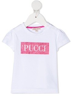 Emilio Pucci Junior футболка с кристаллами